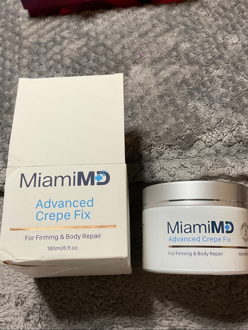 miamiMD Advanced Crepe Fix Cream - White & Blue
